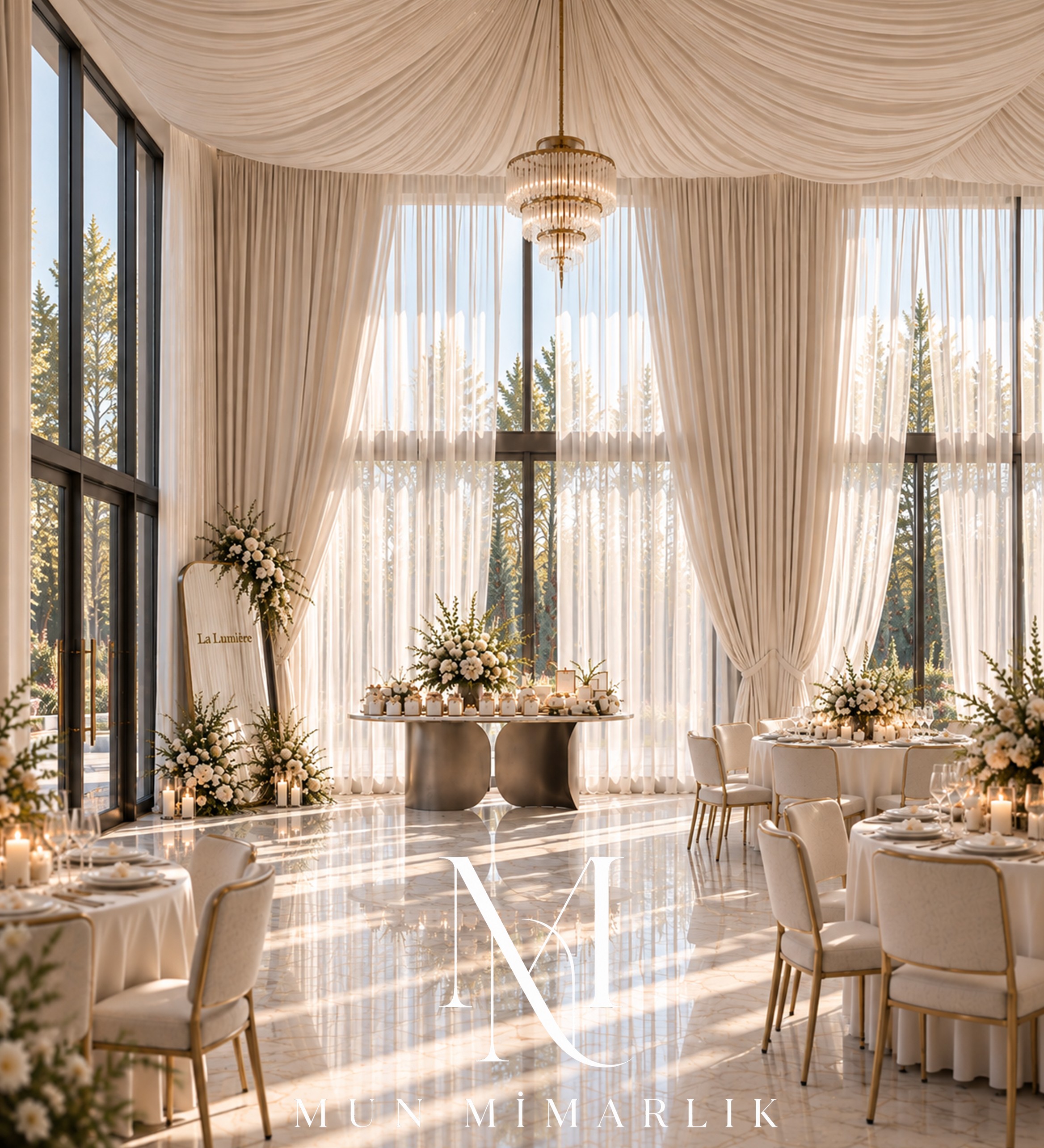 Küçükçekmece Davet Evi, 720 m2 | İç Mimari Tasarım