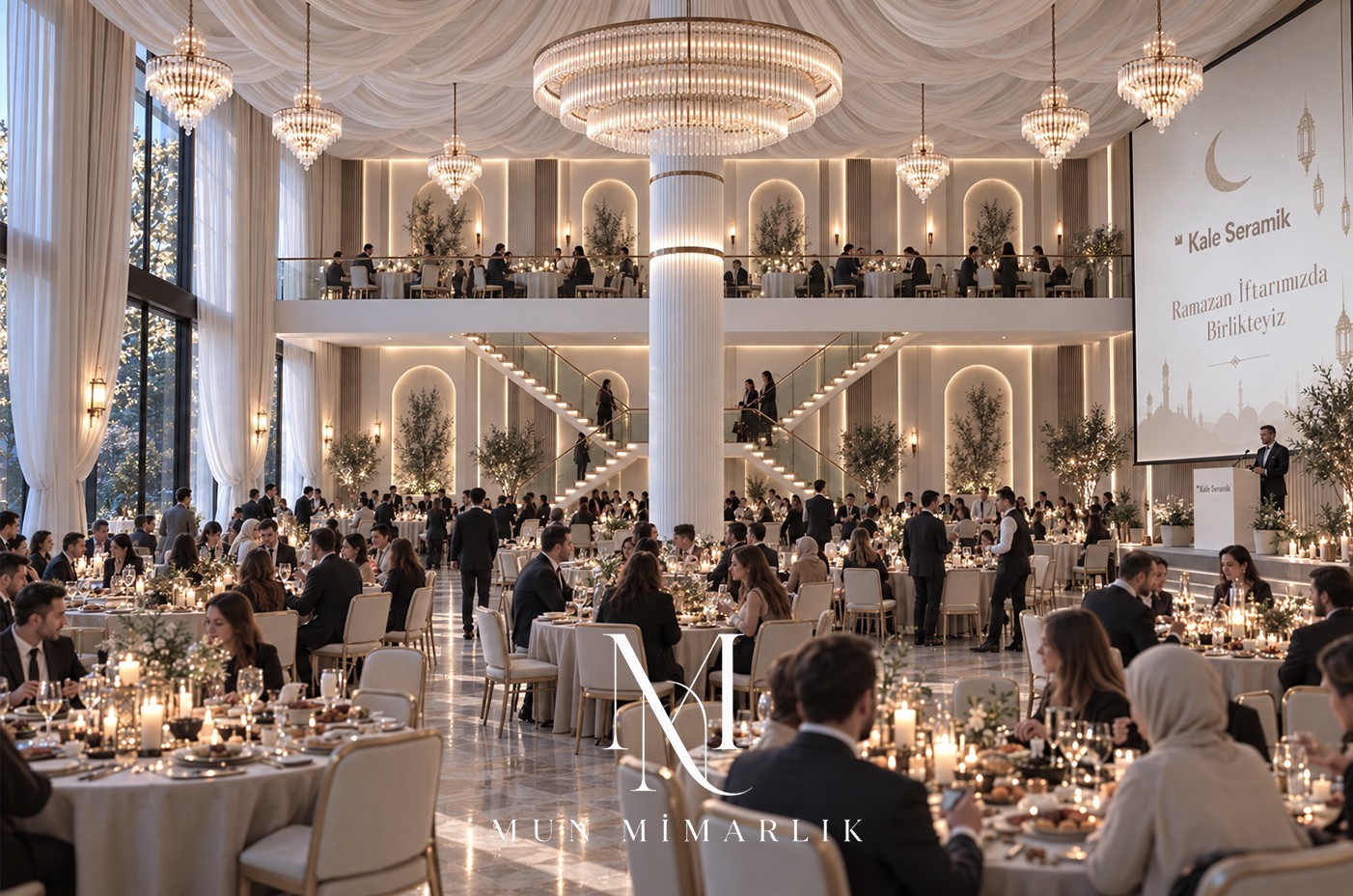 Küçükçekmece Davet Evi, 720 m2 | İç Mimari Tasarım